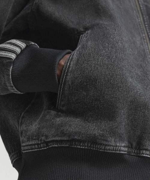 adidas（アディダス）の「アディカラー デニム フファイヤーバード トラックトップ / ジャージ / アディダスオリジナルス adidas Originals（ジャージ・メンズ・ブラック・3XL/XX-LARGE/X-SMALL/X-LARGE/SMALL/MEDIUM/LARGE）」の6枚目の写真