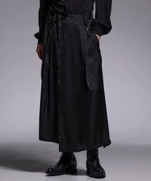 kiryuyrik | Kiryuyrik/キリュウキリュウ/Vintage Stain Skirt Suspender Slacks / ヴィンテージサテン スカート サスペンダースラックス(スラックス)