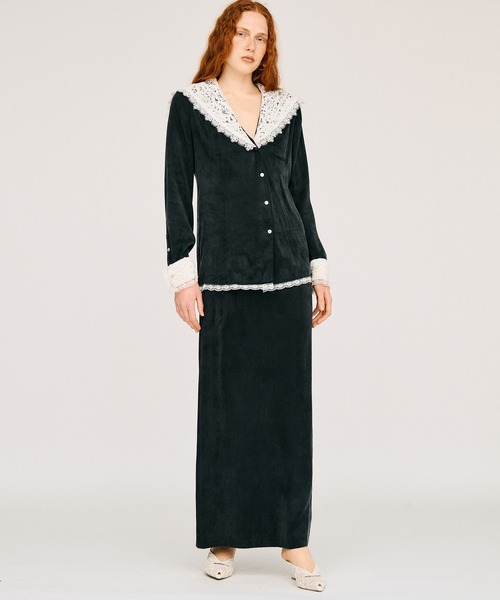 Pre-Order】レースカラーシャツ / Lace Collar Shirt(シャツ/ブラウス Pre-Order】レースカラーシャツ / Lace Collar Shirt(シャツ/ブラウス