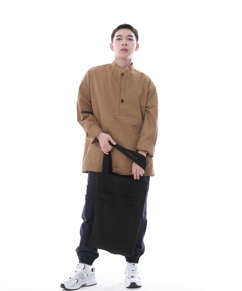 SAINTCREW（セントクルー）の「フリースタイルライフ シンプルショッパーエコバッグ FLS-103 ブラック（エコバッグ/サブバッグ・メンズ・その他・フリー）」の4枚目の写真