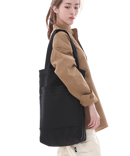SAINTCREW（セントクルー）の「フリースタイルライフ シンプルショッパーエコバッグ FLS-103 ブラック（エコバッグ/サブバッグ・メンズ・その他・フリー）」の8枚目の写真