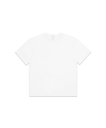UNDER HALF ROUND-NECK T-SHIRT_WHITE