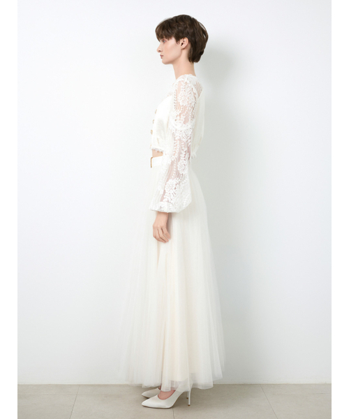 LEAUET(ルエ)の「Rosalie Tulle and Rayon Satin Maxi Skirt(スカート・レディース・その他・SMALL/MEDIUM)」の3枚目の写真