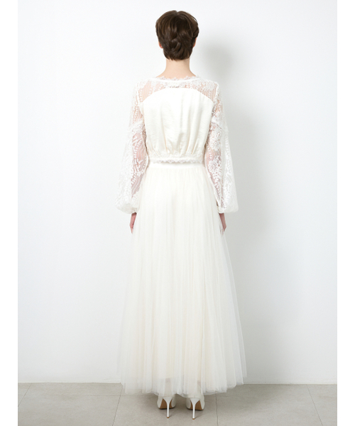 LEAUET(ルエ)の「Rosalie Tulle and Rayon Satin Maxi Skirt(スカート・レディース・その他・SMALL/MEDIUM)」の4枚目の写真