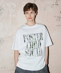 FREEMARIO（フリーマリオ）の「Poster Squad T-Shirt [White]（Tシャツ/カットソー）」