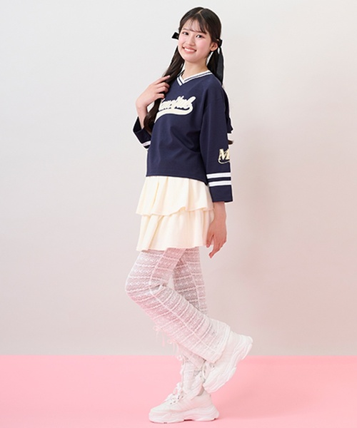 セール】ティアードスカート＆レースパンツセット（スカート）｜mezzo