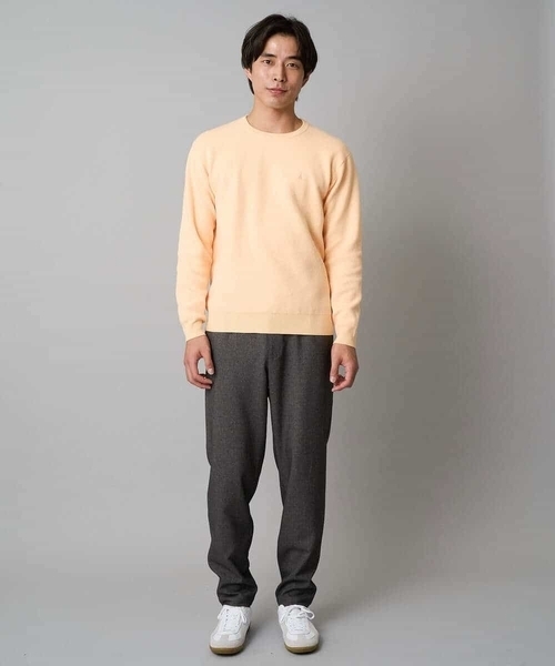 a.v.v(アーヴェヴェ)の「【イージーケア/毛玉になりにくい】メランジツイルストレッチセミルーズパンツ【洗濯機で洗える/ストレッチ】(その他パンツ・メンズ・ブラウン/ライトグレー・48/46/50)」の3枚目の写真