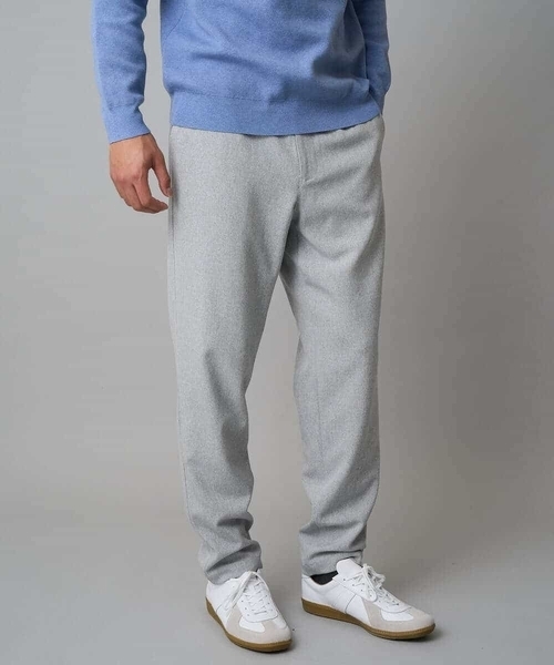 a.v.v（アーヴェヴェ）の「【イージーケア/毛玉になりにくい】メランジツイルストレッチセミルーズパンツ【洗濯機で洗える/ストレッチ】（その他パンツ・メンズ・ブラウン/ライトグレー・48/46/50）」の12枚目の写真