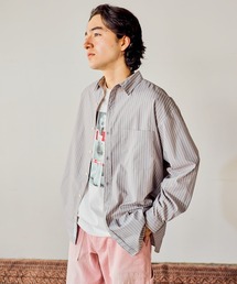 イージーケア柄シャツ