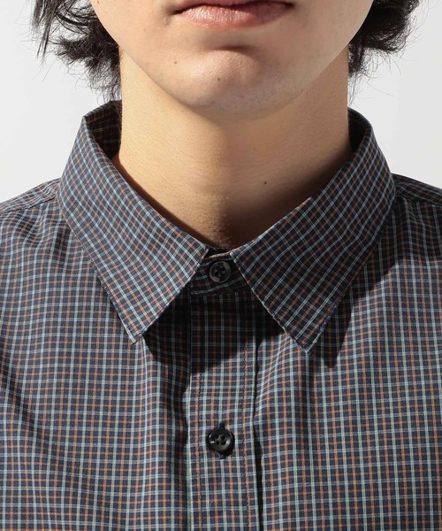 niko and...(ニコアンド)の「イージーケア柄シャツ(シャツ/ブラウス・メンズ・グリーン/グレー/サックスブルー/その他1/オレンジ/ネイビー/ベージュ・LARGE/MEDIUM)」の16枚目の写真