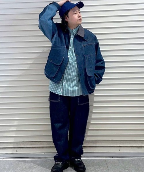niko and...(ニコアンド)の「イージーケア柄シャツ(シャツ/ブラウス・メンズ・グリーン/グレー/サックスブルー/その他1/オレンジ/ネイビー/ベージュ・LARGE/MEDIUM)」の16枚目の写真