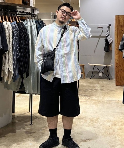 niko and...(ニコアンド)の「イージーケア柄シャツ(シャツ/ブラウス・メンズ・グリーン/グレー/サックスブルー/その他1/オレンジ/ネイビー/ベージュ・LARGE/MEDIUM)」の17枚目の写真
