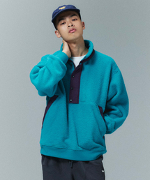 WMC（ダブリューエムシー）の「フリースアノラック_ターコイズグリーン（ナイロンジャケット）」