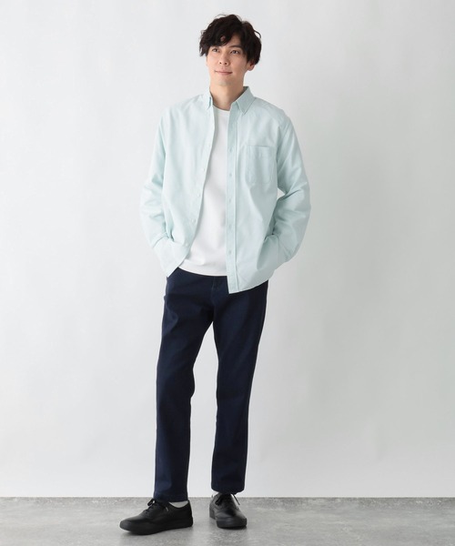 GLOBAL WORK（グローバルワーク）の「スゴラクストレッチスリムパンツ/601335（その他パンツ・メンズ・ブラック/ベージュ/ダークブルー/ネイビー/アイボリー/チャコールグレー/ブラック系その他/カーキ・MEDIUM/SMALL/X-SMALL/LARGE/XX-LARGE/X-LARGE/3XL/S-Long/M-Long/L-Long/XL-Long）」の9枚目の写真