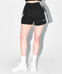BORN TO WIN（ボーントゥウィン）の「REFLECTIVE LINE NYLON SHORTS [BLACK]（その他パンツ）」