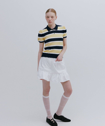 TWO POCKET SKIRT / WHITE