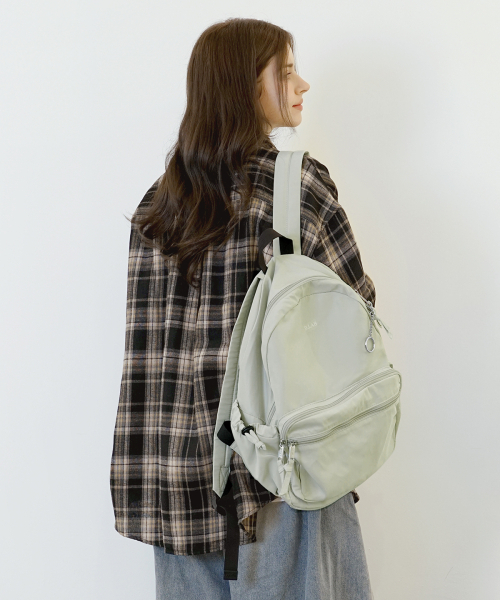D.LAB（ディラップ）の「ペグバックパック - アイボリー + オリングキリングプレゼント（バックパック/リュック・レディース・その他・FREE）」の2枚目の写真