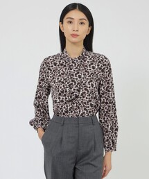 【WEB・一部店舗限定/ウォッシャブル】スモールフラワー ブラウス