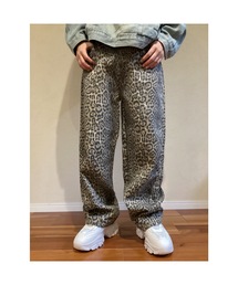 【Blss】【Bling Leads】ヒョウ柄 カーブパンツ