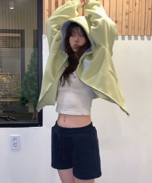 DANGLEDROP(ダングルドロップ)の「DGDPスウェットショートパンツピンク(その他パンツ・レディース・その他・S/M)」の12枚目の写真