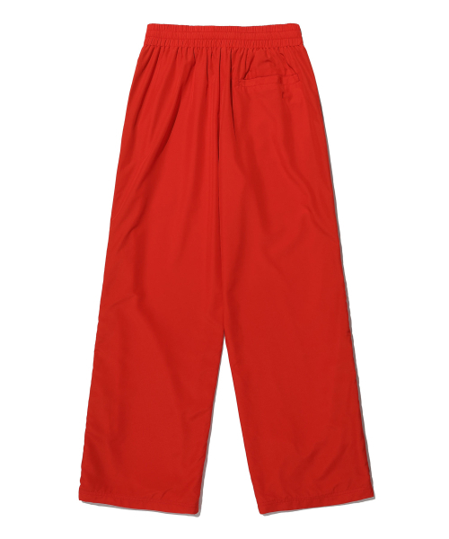 NICE GHOST CLUB(ナイスゴーストクラブ)の「SIDE ZIP TRACK PANTS_RED(NG2DSUPA11A)(スウェットパンツ・レディース・レッド・S/M/L)」の2枚目の写真