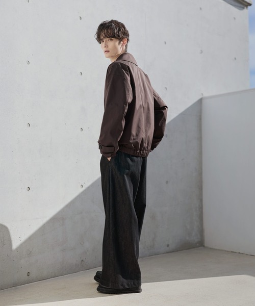 ETELIO(エテリオ)の「綿タッチスムースPコートダブルジャケット(テーラードジャケット・メンズ・ライトグレー/ブラウン/ブラック・S/M/L/XL)」の20枚目の写真