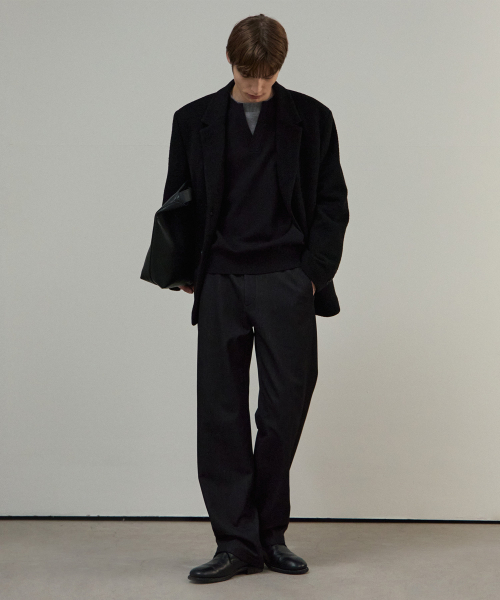 MINDBRIDGE（マインドブリッジ）の「[COUTURE]ウールブークレオーバーサイズジャケット（テーラードジャケット・メンズ・ブラック・100/95/105）」の9枚目の写真