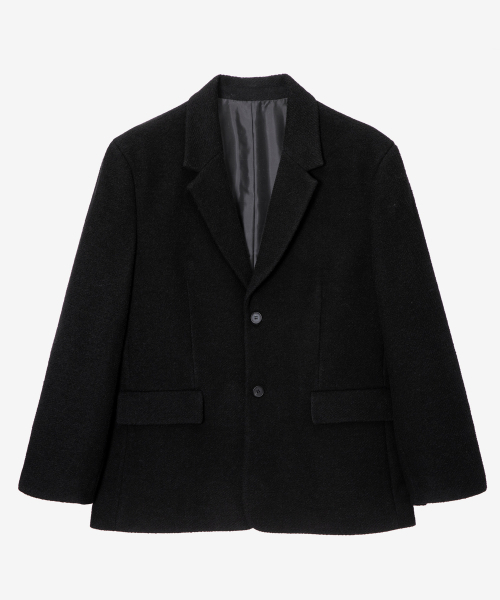 MINDBRIDGE（マインドブリッジ）の「[COUTURE]ウールブークレオーバーサイズジャケット（テーラードジャケット・メンズ・ブラック・100/95/105）」の10枚目の写真