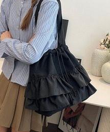 SallyLunn（サリーラン）の「ティアードフリルトートバッグ（トートバッグ）」
