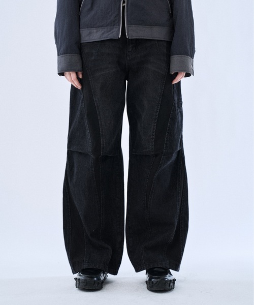 PHILTHEORY ミリタリーデニムパンツ PHILTHEORY（フィルセオリー）の「Ripstop docking denim pants