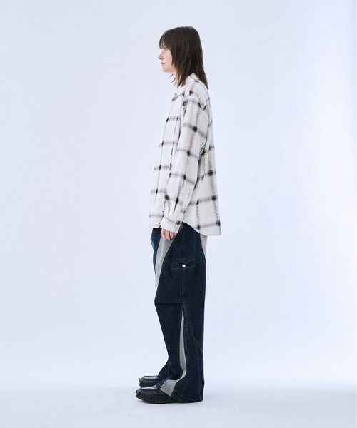 Ripstop docking denim pants / リップストップドッキングデニムパンツ