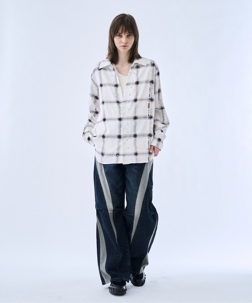 PHILTHEORY ミリタリーデニムパンツ PHILTHEORY（フィルセオリー）の「Ripstop docking denim pants