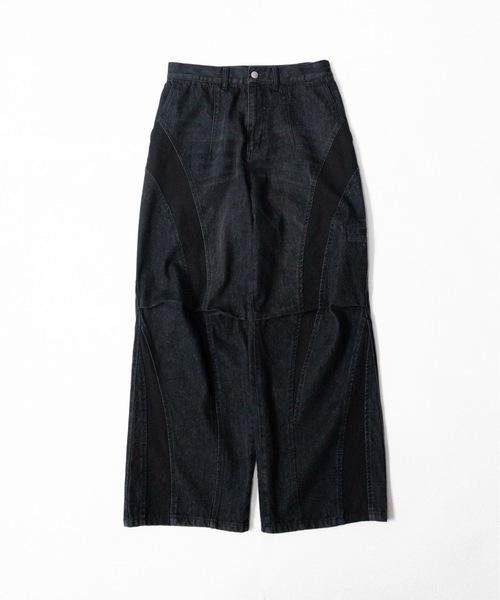PHILTHEORY(フィルセオリー)の「Ripstop docking denim pants / リップストップドッキングデニムパンツ(デニムパンツ・メンズ・ブラック/ネイビー・3/2/1)」の19枚目の写真