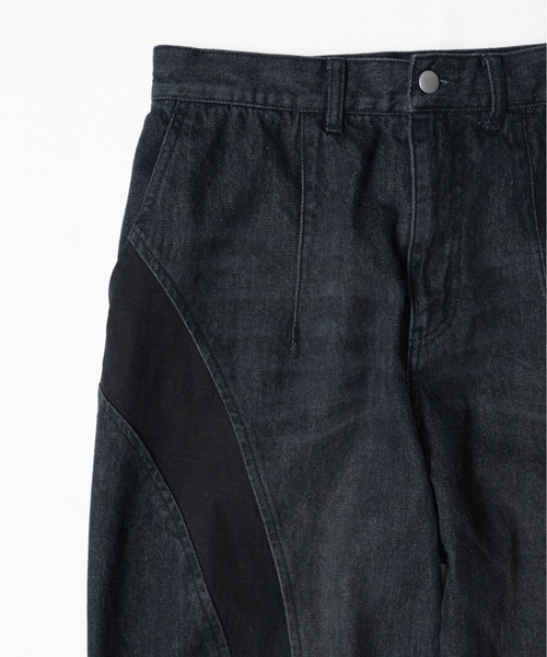PHILTHEORY(フィルセオリー)の「Ripstop docking denim pants / リップストップドッキングデニムパンツ(デニムパンツ・メンズ・ブラック/ネイビー・3/2/1)」の21枚目の写真