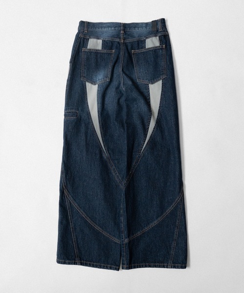 Ripstop docking denim pants / リップストップドッキングデニムパンツ 