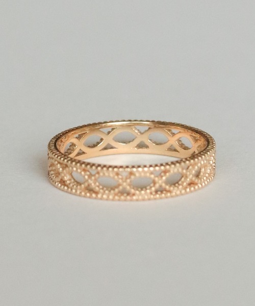 NOIR DE POUPEE(ノワールドプーペ)の「silver925 すかしレースリング(リング・レディース・ゴールド・#13/#11/#9/#5/#3/#15)」の7枚目の写真