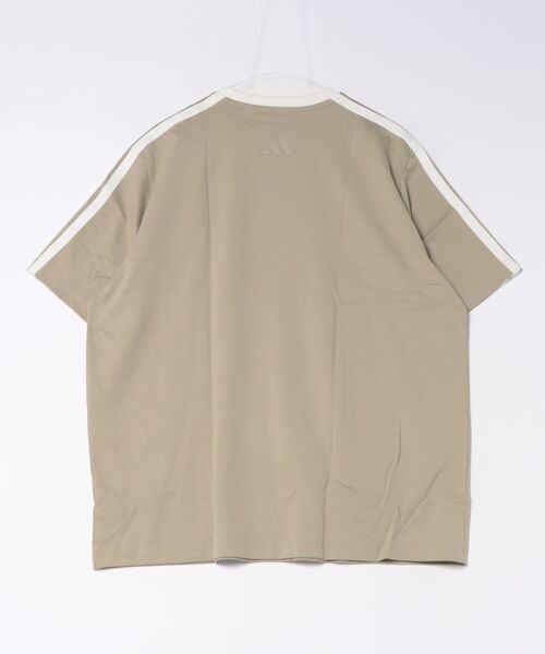 adidas(アディダス)の「adidas/アディダス 半袖 Tシャツ HL249(Tシャツ/カットソー・メンズ・ベージュ/オフホワイト/ブラウン/ブラック・2XL/XL/L/M/3XL)」の5枚目の写真