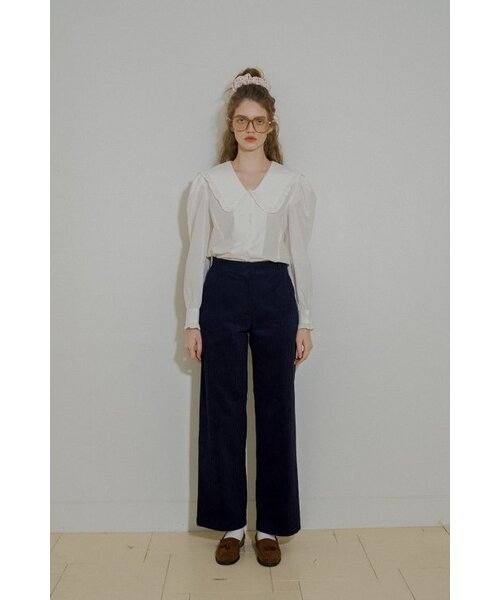 WITHOUT SUMMER(ウィズアウトサマ)の「リバーコーデュロイパンツ_ネイビー(その他パンツ・レディース・その他・M)」の1枚目の写真