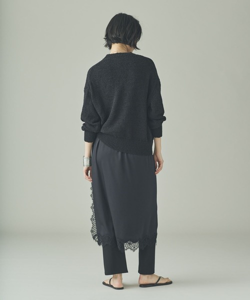 Curensology（カレンソロジー）の「Curensology(カレンソロジー)/2WAYレーススリットスカート（ワンピース・レディース・ベージュ/ブラック・FREE）」の15枚目の写真