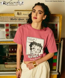 BETTY BOOP | 《AVIREX × Betty Boop》FADE WASH S/S T-SHIRT(Tシャツ/カットソー)