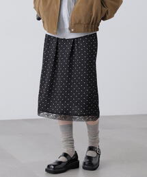 FREE'S MART | ◆レーストリムサテンミディスカート(スカート)