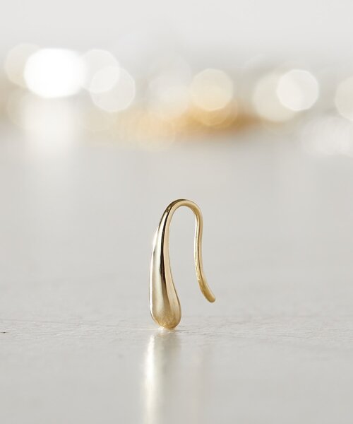 ear PAPILLONNER（イアパピヨネ）の「《スターリングシルバー使用》プチ涙ピアス（ピアス（両耳用）・レディース・シルバー/ゴールド・FREE）」の8枚目の写真
