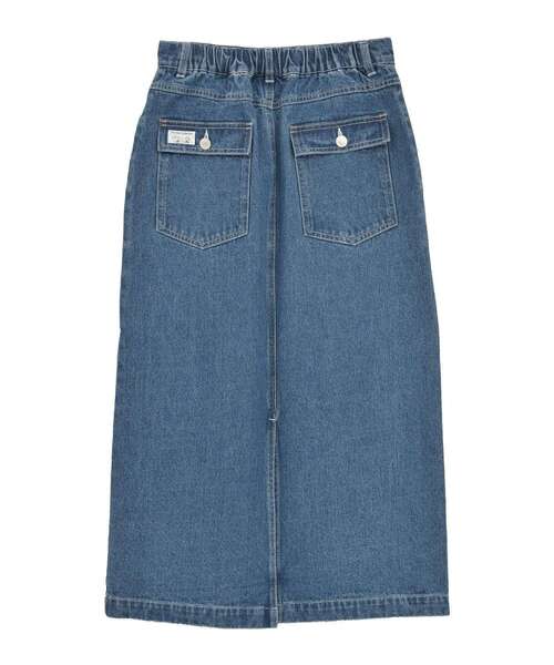 PENNEYS(ぺニーズ)の「【PENNEY'S】デニムワークスカート(デニムスカート・レディース・インディゴブルー/アイボリー・L/M)」の13枚目の写真