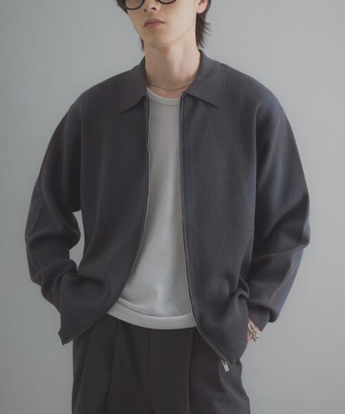 SENSE OF PLACE by URBAN RESEARCH(センスオブプレイスバイアーバンリサーチ)の「『洗濯可』アーガイルジップニットカーディガン(カーディガン/ボレロ・メンズ・ブルー/ネイビー・LARGE/MEDIUM)」の17枚目の写真