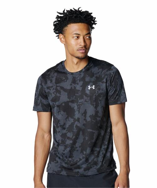 UNDER ARMOUR(アンダーアーマー)の「UAローンチ プリント ショートスリーブ Tシャツ(ランニング/メンズ)(Tシャツ/カットソー・メンズ・カーキ・L/S/XL/M)」の1枚目の写真