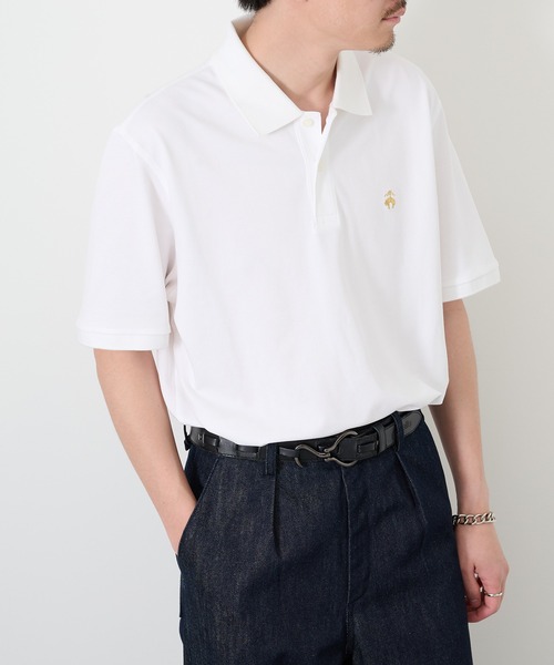 BROOKS BROTHERS(ブルックスブラザーズ)の「【BROOKS BROTHERS】Pima Cotton Pique Polo BB18200 UNTR(ポロシャツ・メンズ・ブラック/ホワイト/ネイビー・XL/L/M)」の20枚目の写真