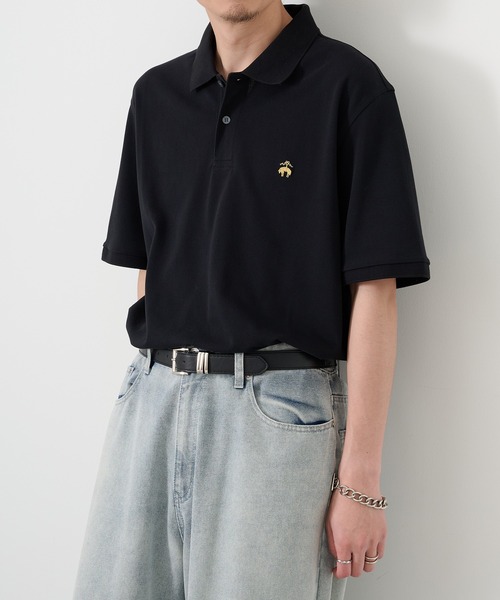 BROOKS BROTHERS(ブルックスブラザーズ)の「【BROOKS BROTHERS】Pima Cotton Pique Polo BB18200 UNTR(ポロシャツ・メンズ・ブラック/ホワイト/ネイビー・XL/L/M)」の6枚目の写真
