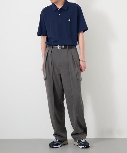 BROOKS BROTHERS(ブルックスブラザーズ)の「【BROOKS BROTHERS】Pima Cotton Pique Polo BB18200 UNTR(ポロシャツ・メンズ・ブラック/ホワイト/ネイビー・XL/L/M)」の16枚目の写真