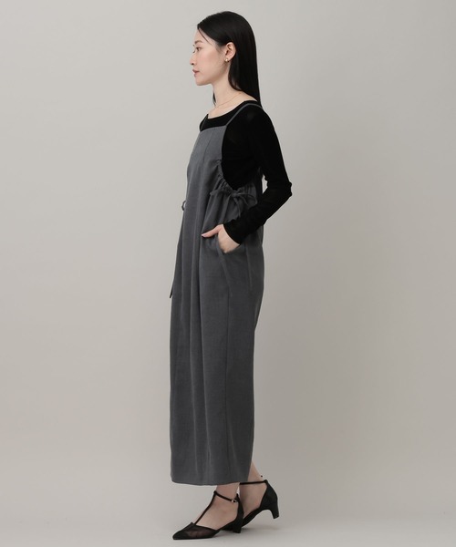 A part by（アパートバイ）の「【多機能】リネンライクキャミワンピース（ワンピース・レディース・ブルー/ベージュ/チャコールグレー・FREE）」の17枚目の写真