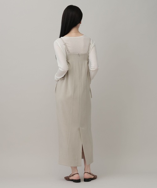 A part by（アパートバイ）の「【多機能】リネンライクキャミワンピース（ワンピース・レディース・ブルー/ベージュ/チャコールグレー・FREE）」の21枚目の写真